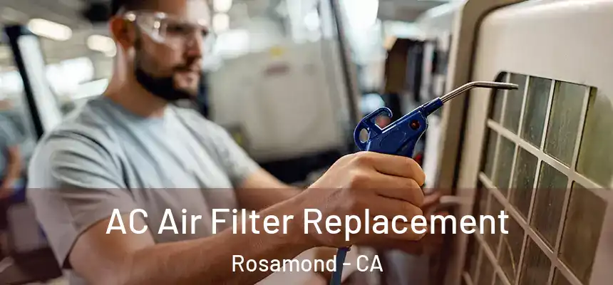  AC Air Filter Replacement Rosamond - CA