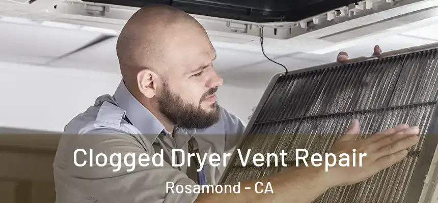  Clogged Dryer Vent Repair Rosamond - CA